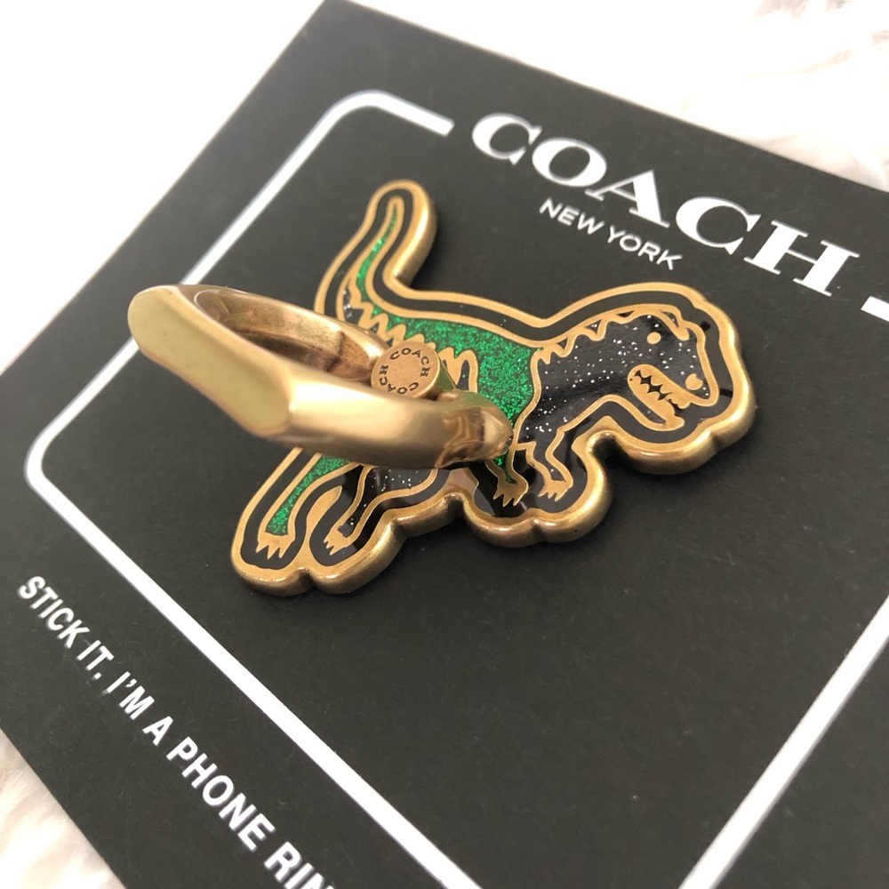 Coach Rexy Phone Grip / Stand NEW - Picture 5 of 7